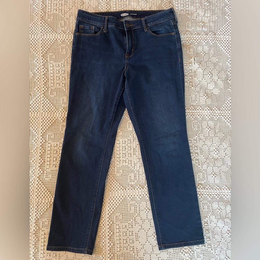 GAP power straight jeans size 10 Short